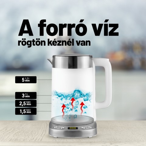 Lauben Electric Kettle EK17WS - Elektromos vízforraló Lauben Electric Kettle EK17WS - Elektromos vízforraló